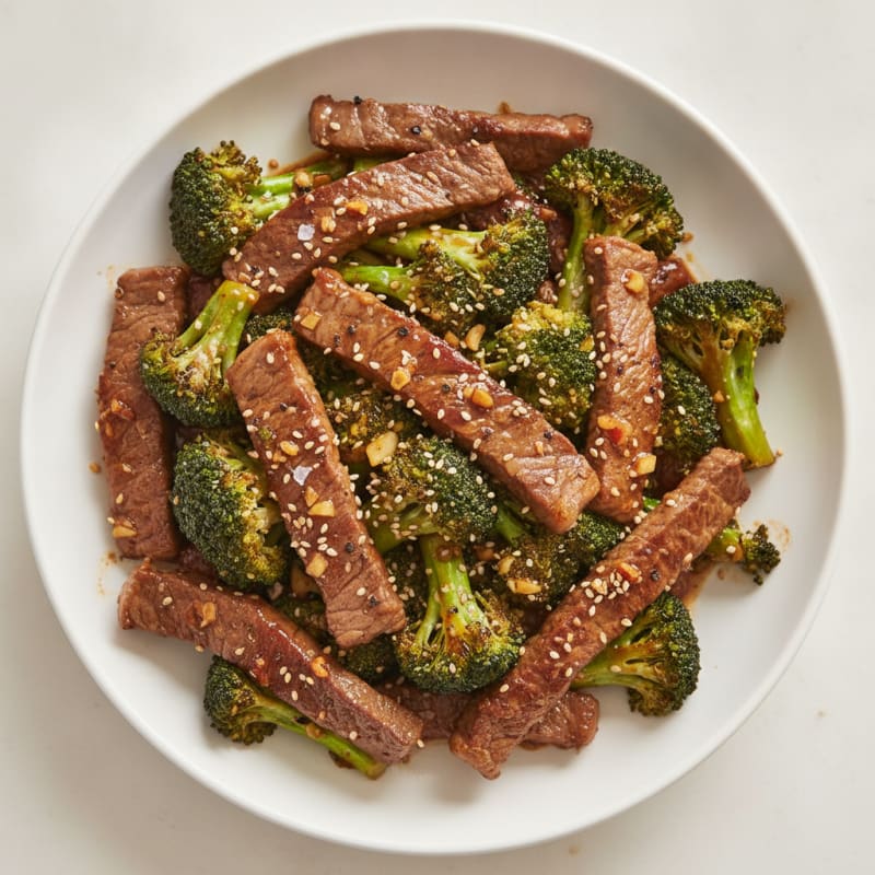 Sesame Beef & Broccoli Stir-Fry