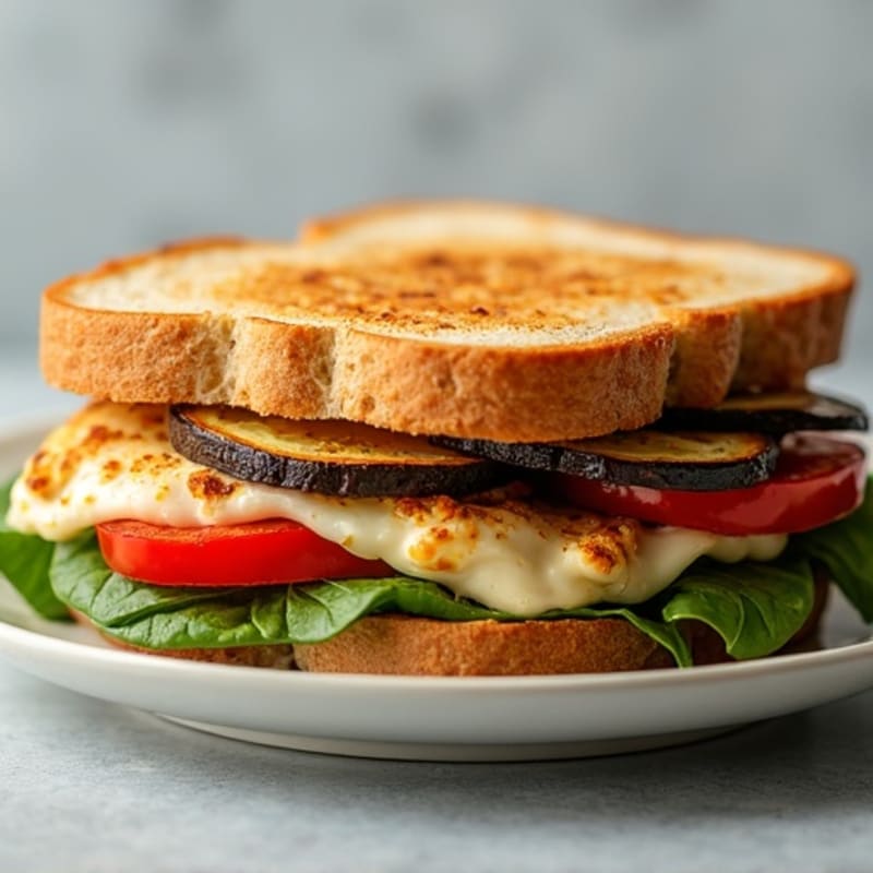 Crispy Roasted Vegetable Panini