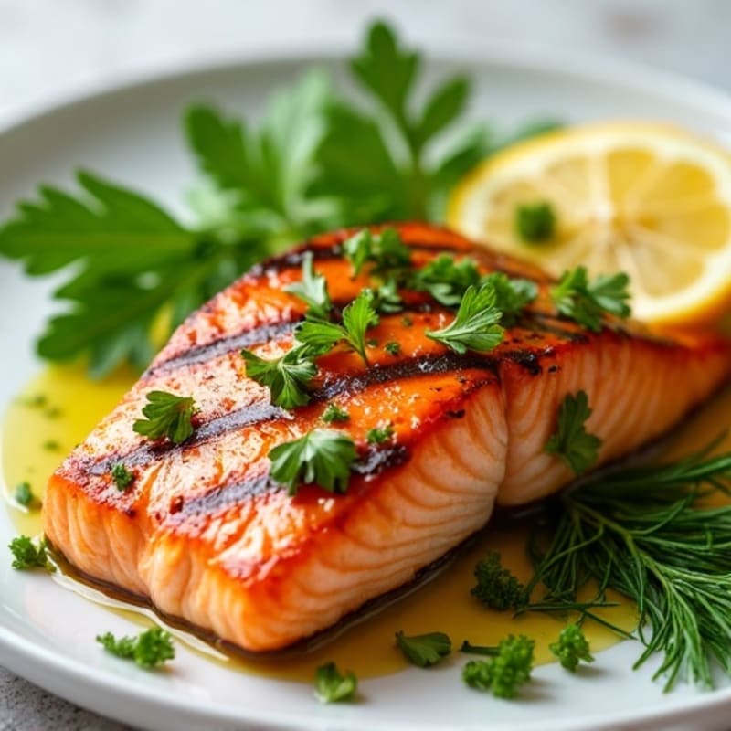 Citrus-Herb Grilled Salmon with Fresh Herbs