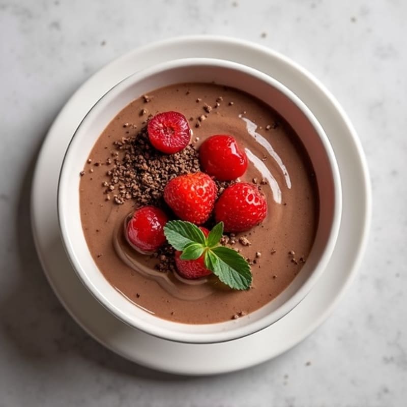 Silky Chocolate Protein Pudding