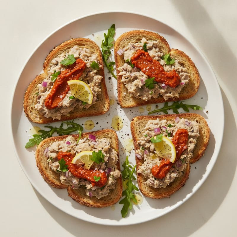 Sardine Toasts with Calabrian Chili