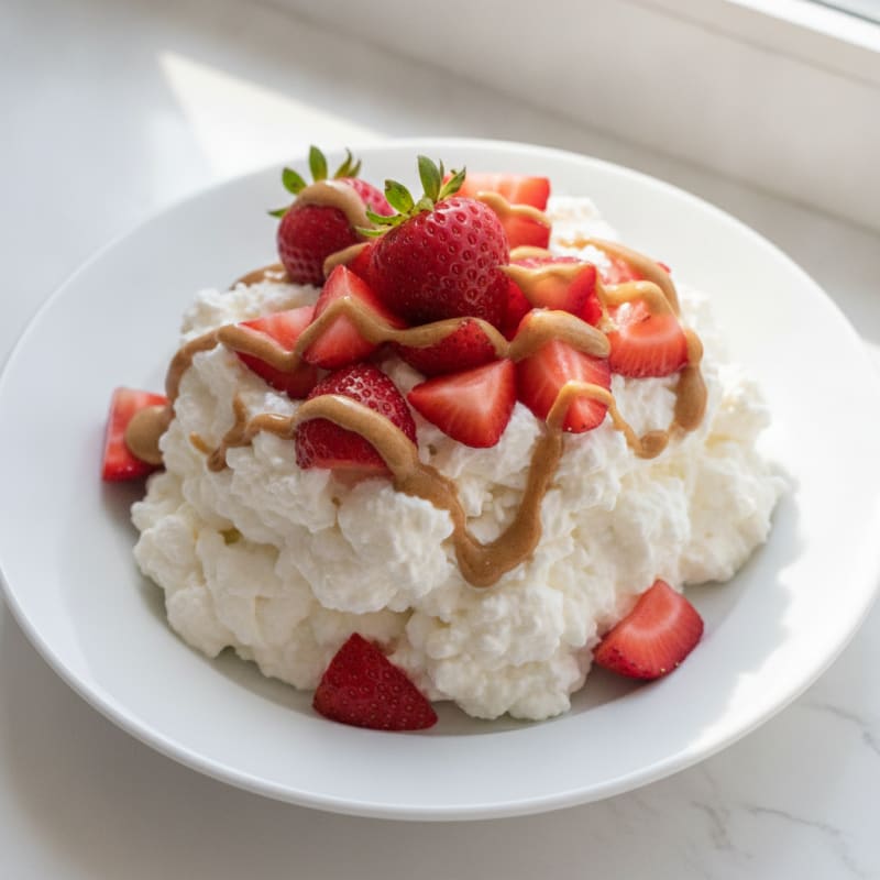 Silky Greek Yogurt Protein Mousse with Fresh Berries