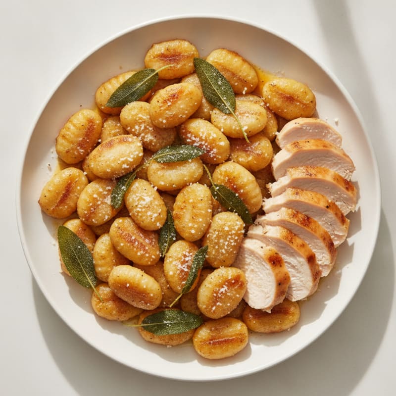 Ricotta Gnocchi with Sage Butter Sauce