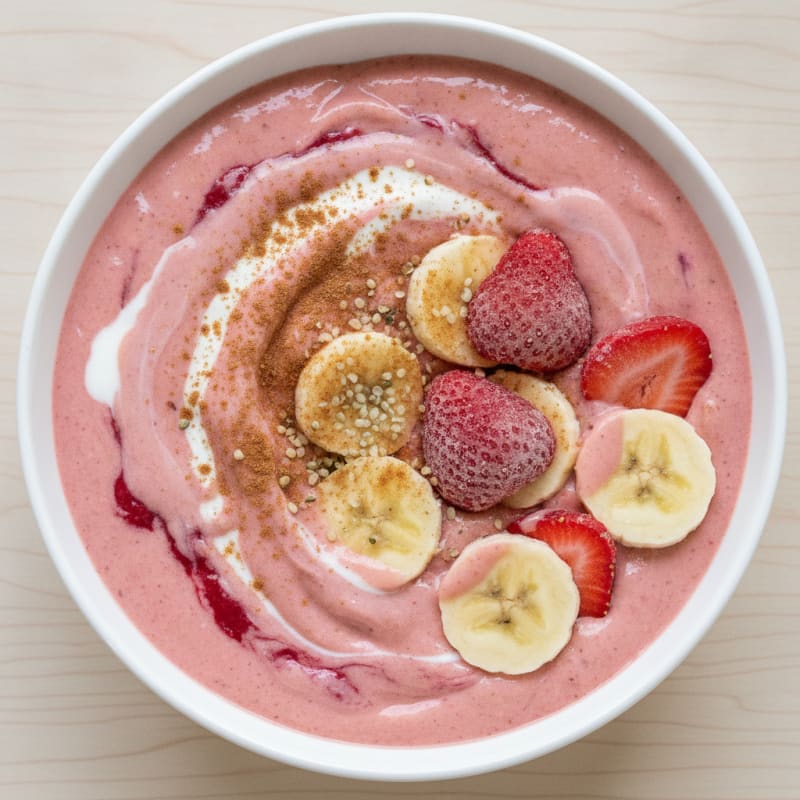 Strawberry Banana Yogurt Smoothie