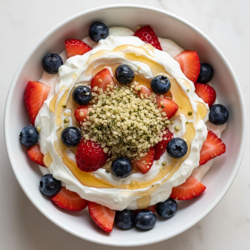 Creamy Greek Yogurt Protein Parfait with Berries
