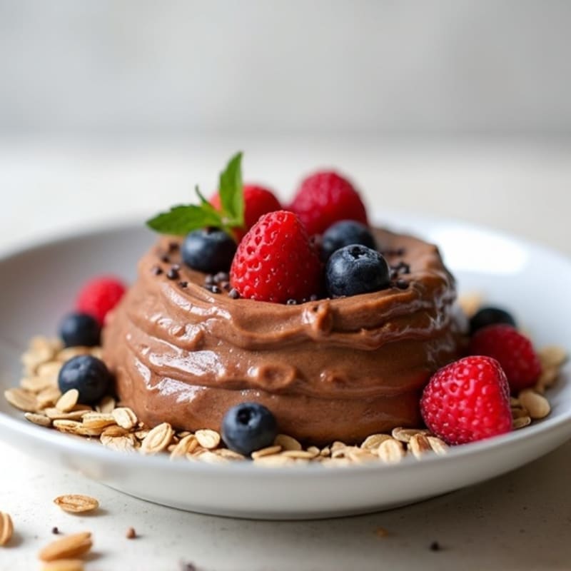 Greek Yogurt Chocolate Protein Pudding