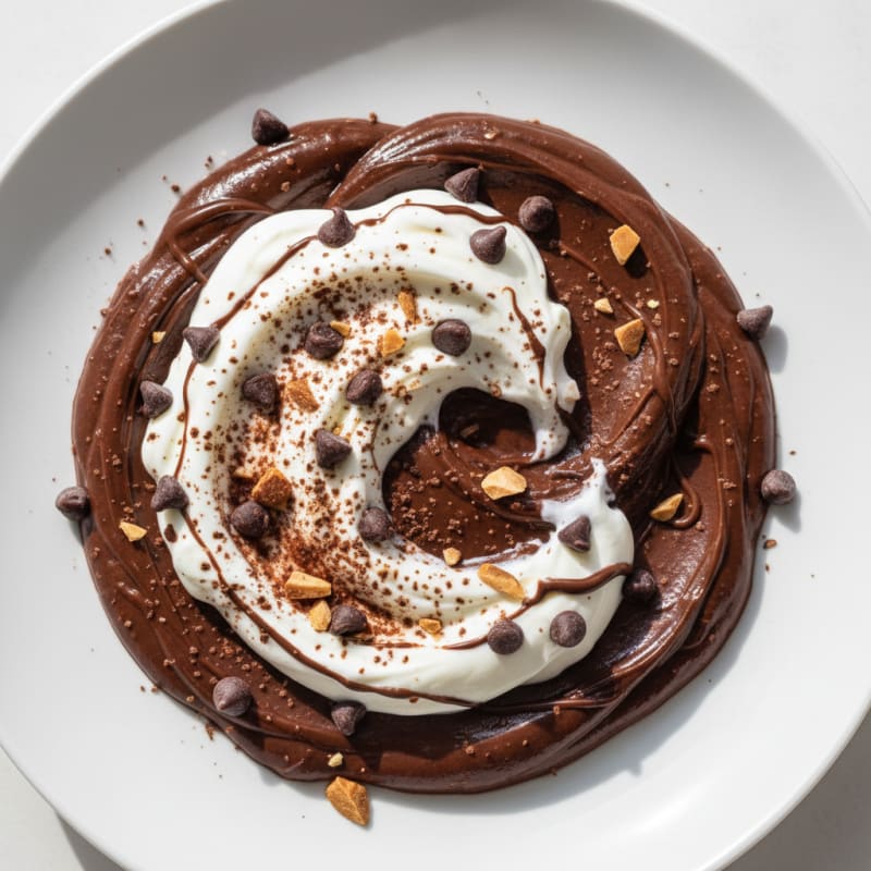 Silky Chocolate Protein Pudding with Greek Yogurt