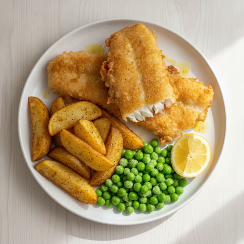 Beer-Battered Fish and Chips