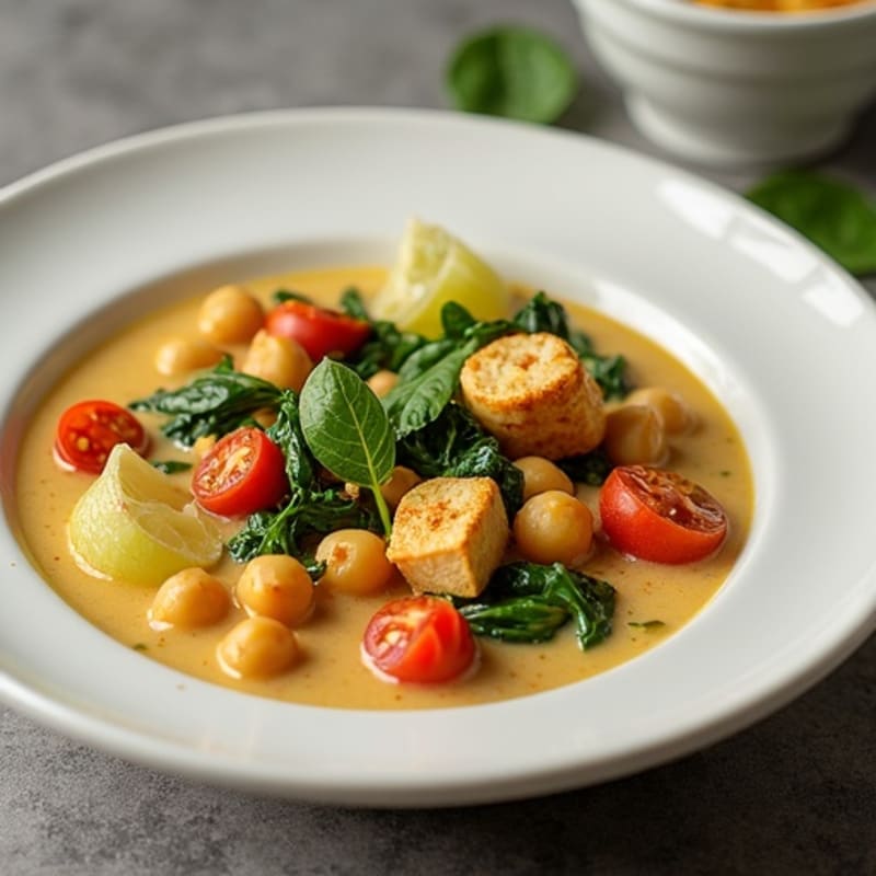 Creamy Coconut Chickpea Curry Stew