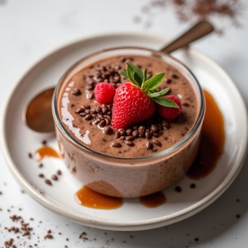 Protein Chocolate Chia Pudding with Whey Isolate