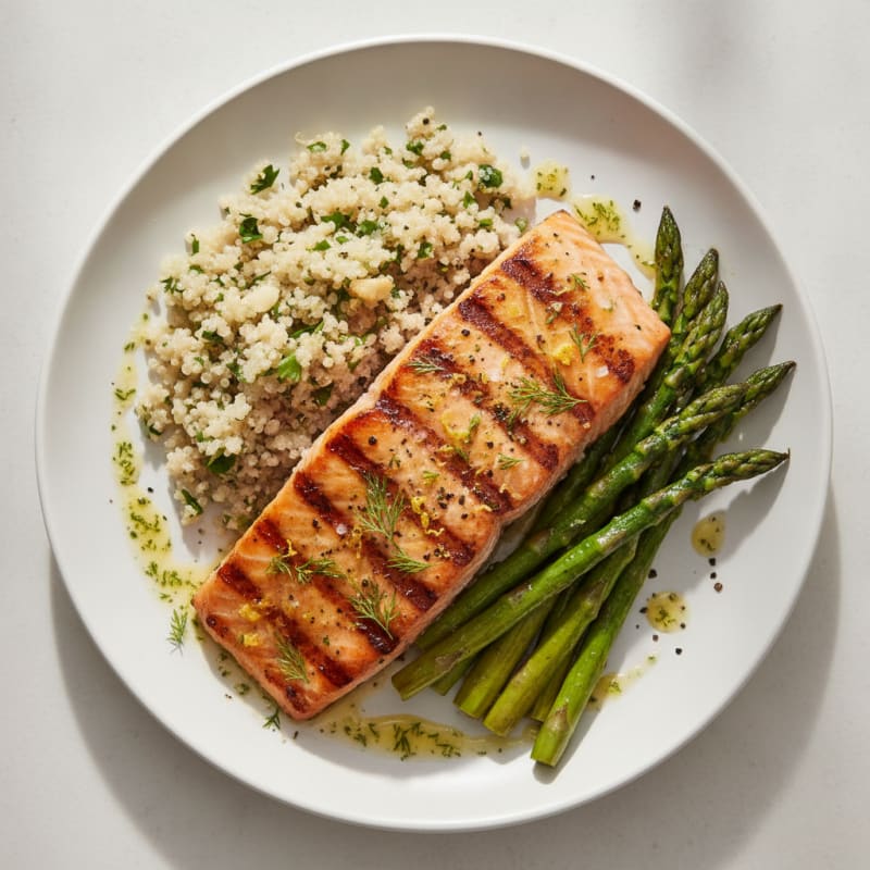 Lemon Herb Grilled Salmon