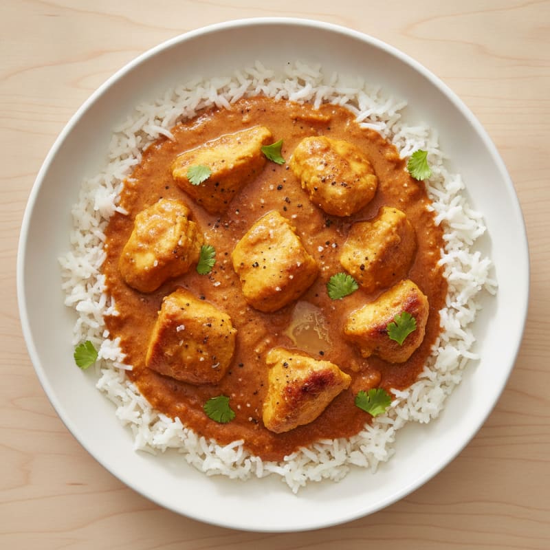 Spiced Butter Chicken with Basmati Rice
