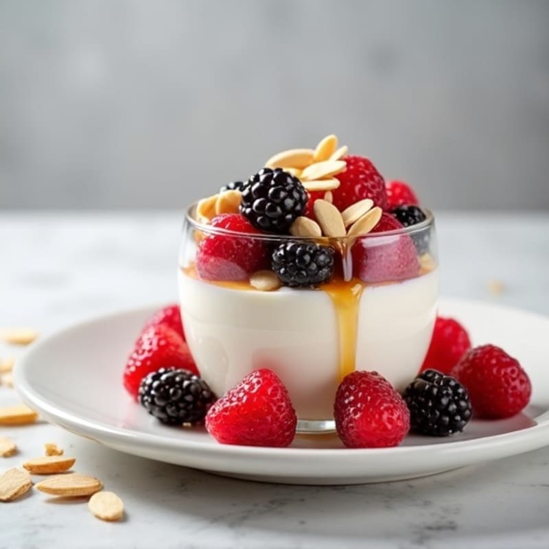 Creamy Greek Yogurt Protein Parfait with Mixed Berries