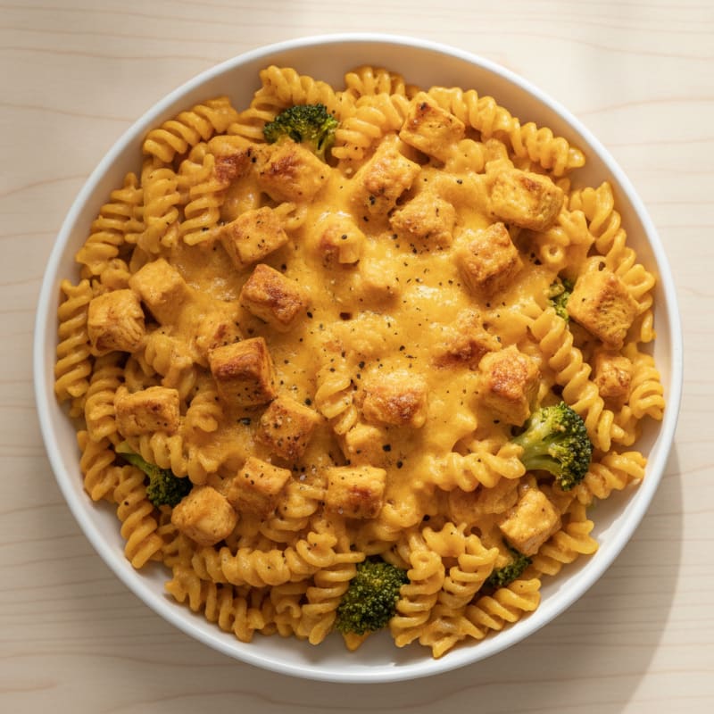 Protein-Packed Baked Macaroni and Cheese