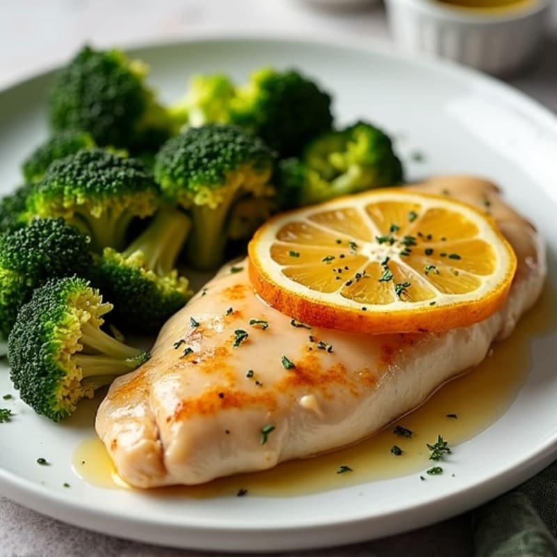 Sheet Pan Lemon Garlic Chicken and Crispy Roasted Broccoli