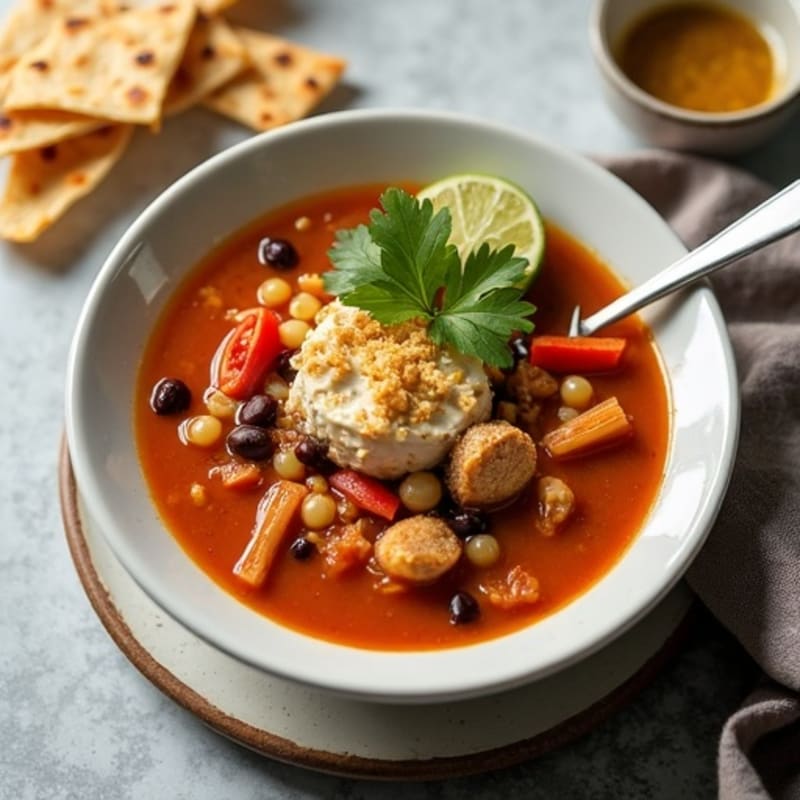 Fire-Roasted Chicken Tortilla Soup