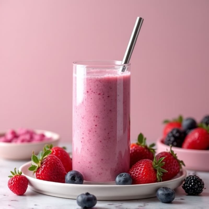 Creamy Berry Protein Smoothie