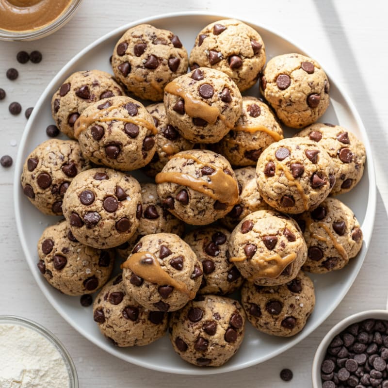 Chewy Chocolate Chip Cookie Dough Bites