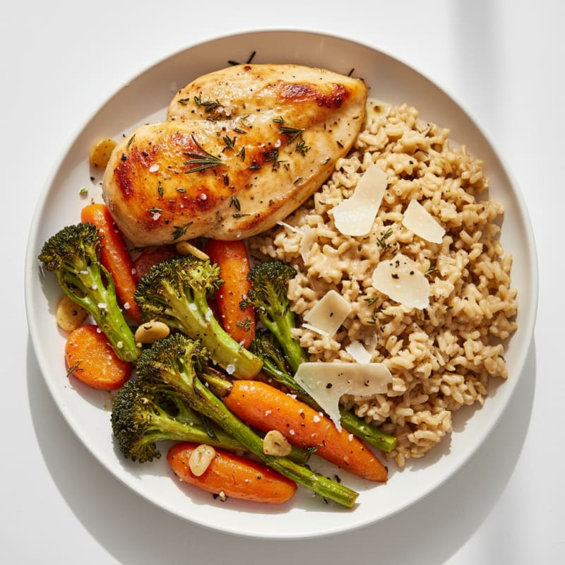 Herb-Roasted Chicken with Roasted Vegetables