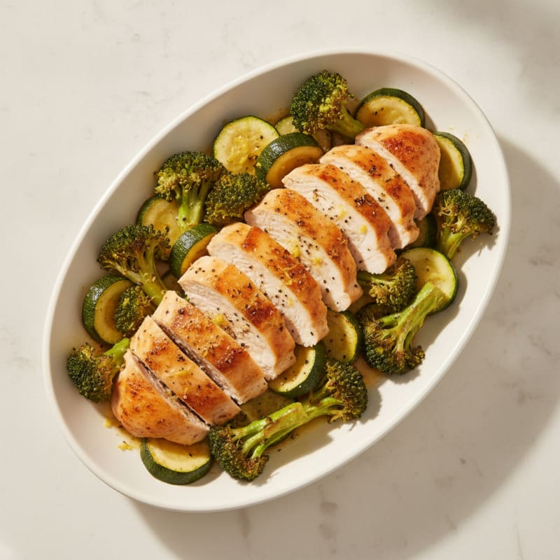 Sheet Pan Lemon-Herb Chicken and Roasted Vegetables
