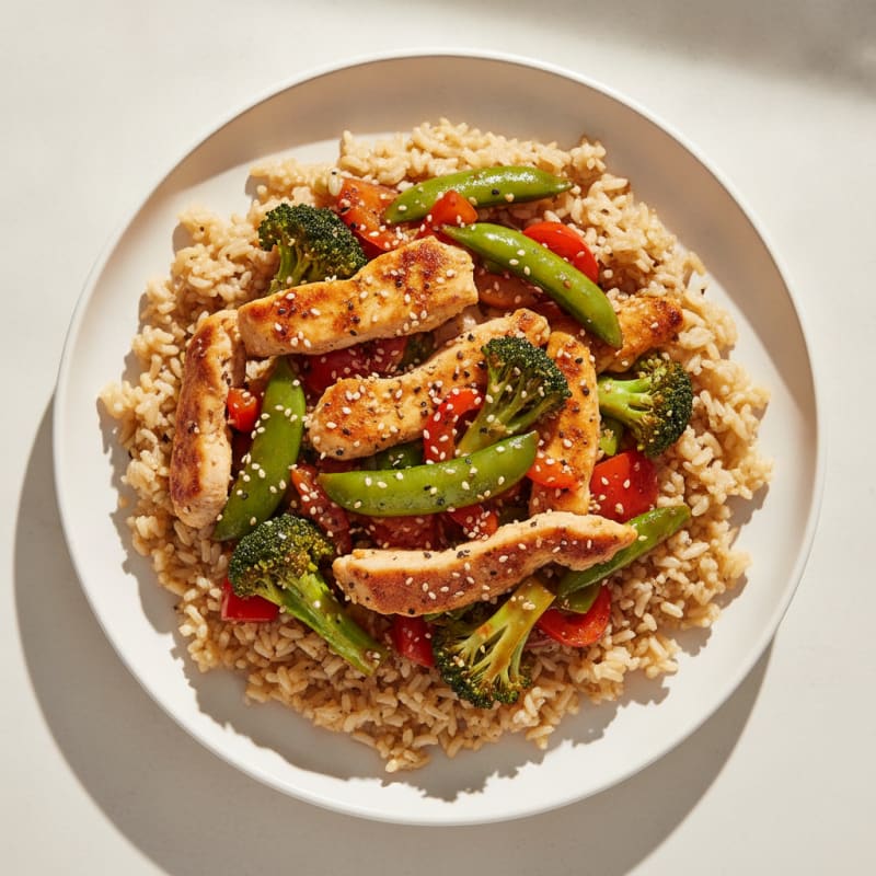 Teriyaki Chicken and Vegetable Stir-Fry
