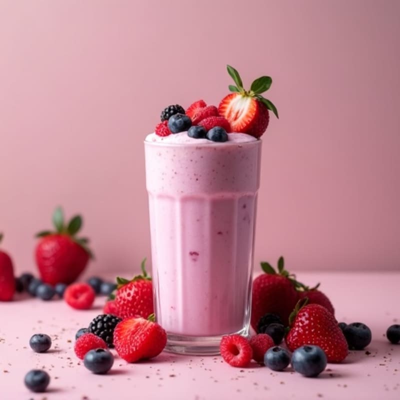 High-Protein Creamy Berry Lean Shake