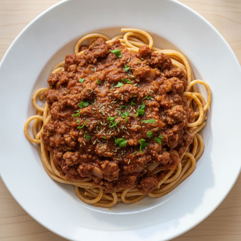 Classic Beef Spaghetti with Marinara