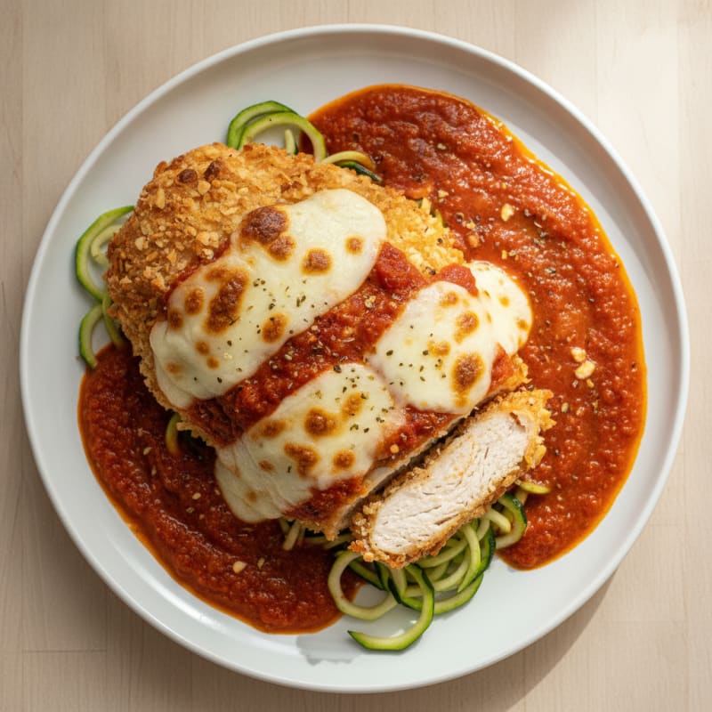 Baked Chicken Parmesan with Marinara