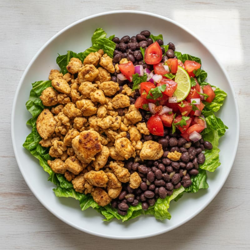 Grilled Chicken and Black Bean Bowl with Fresh Salsa