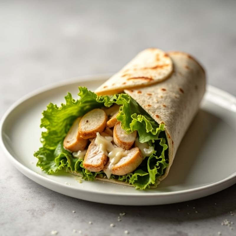 Grilled Chicken Creamy Caesar Wrap