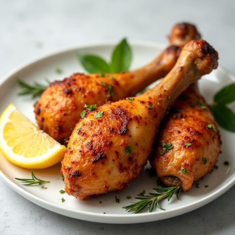 Crispy Herb-Roasted Chicken Drumsticks