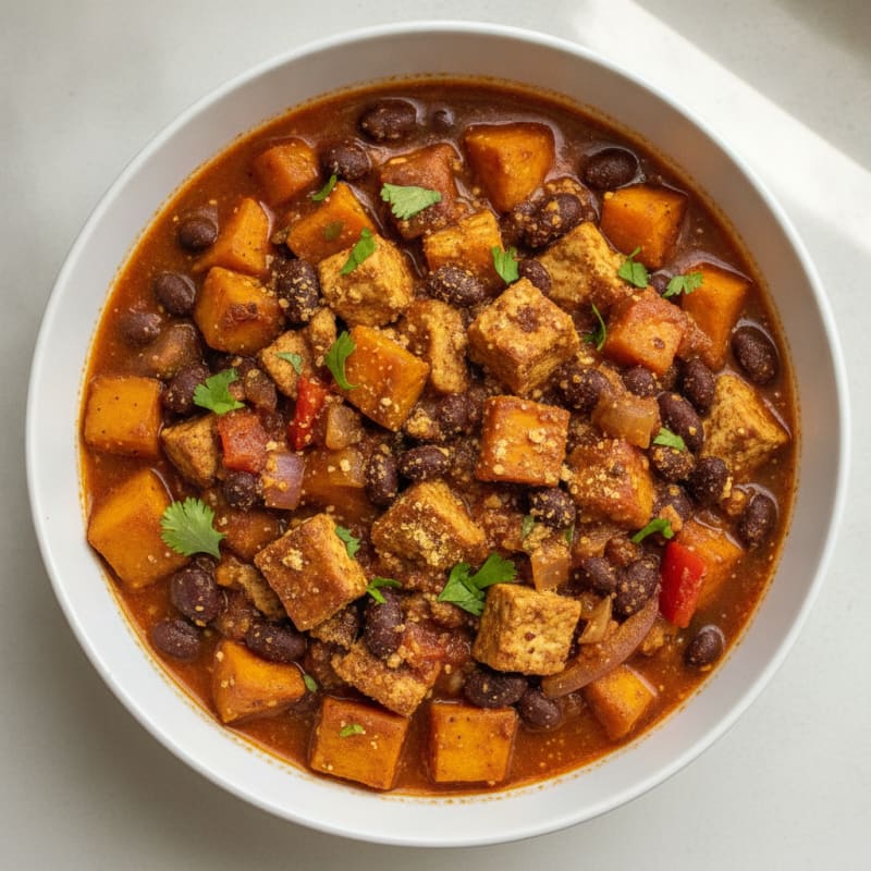 Sweet Potato and Black Bean Chili