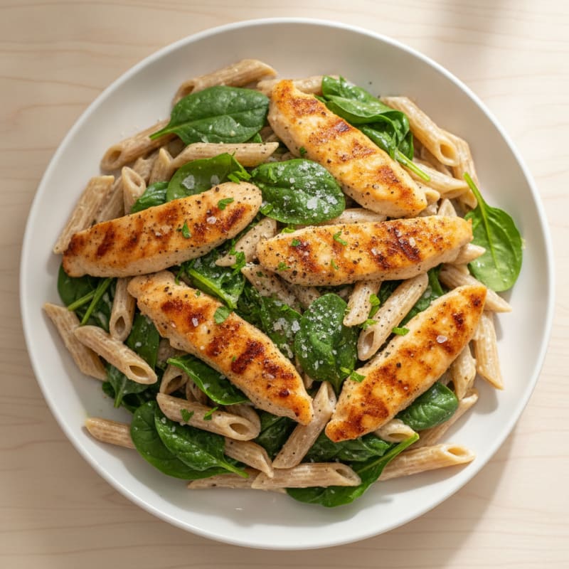 Garlic Parmesan Chicken Alfredo Pasta