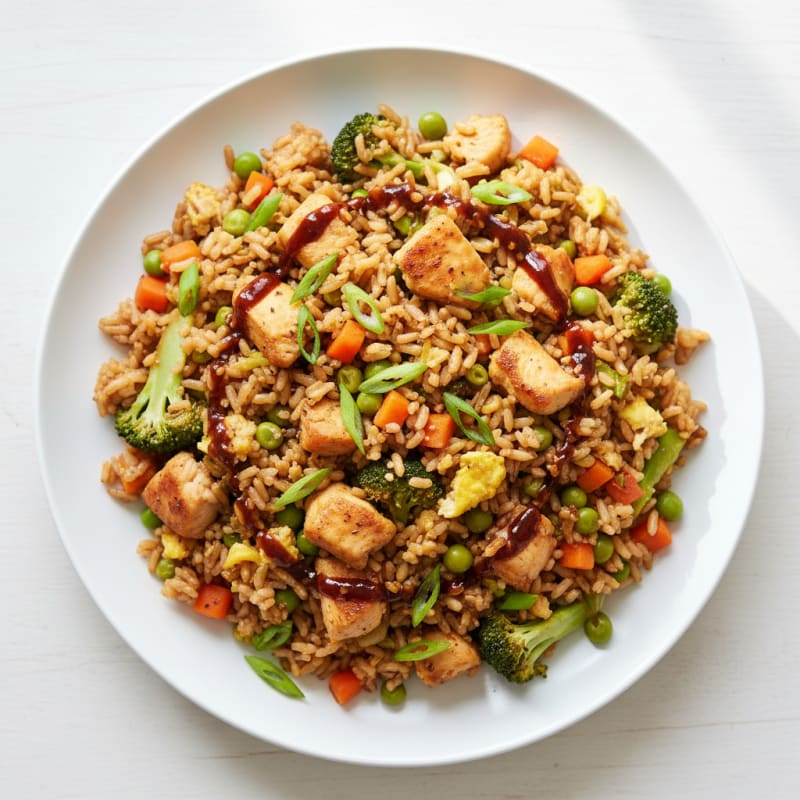 Savory Chicken and Vegetable Fried Rice