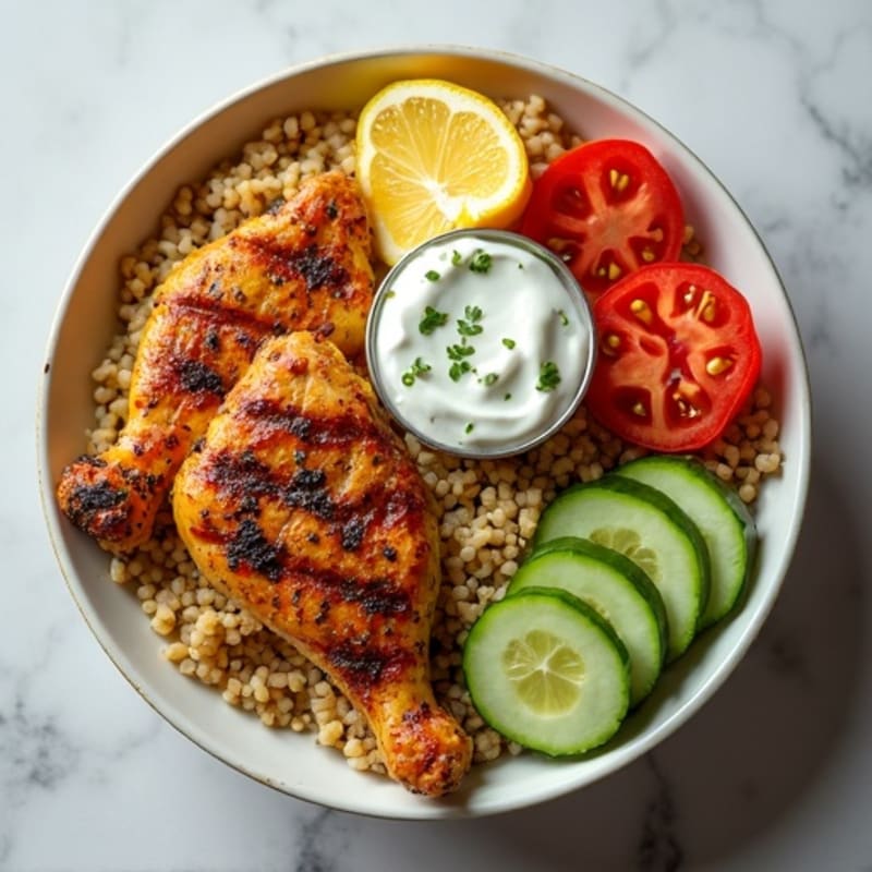Herb-Spiced Chicken Shawarma Bowl