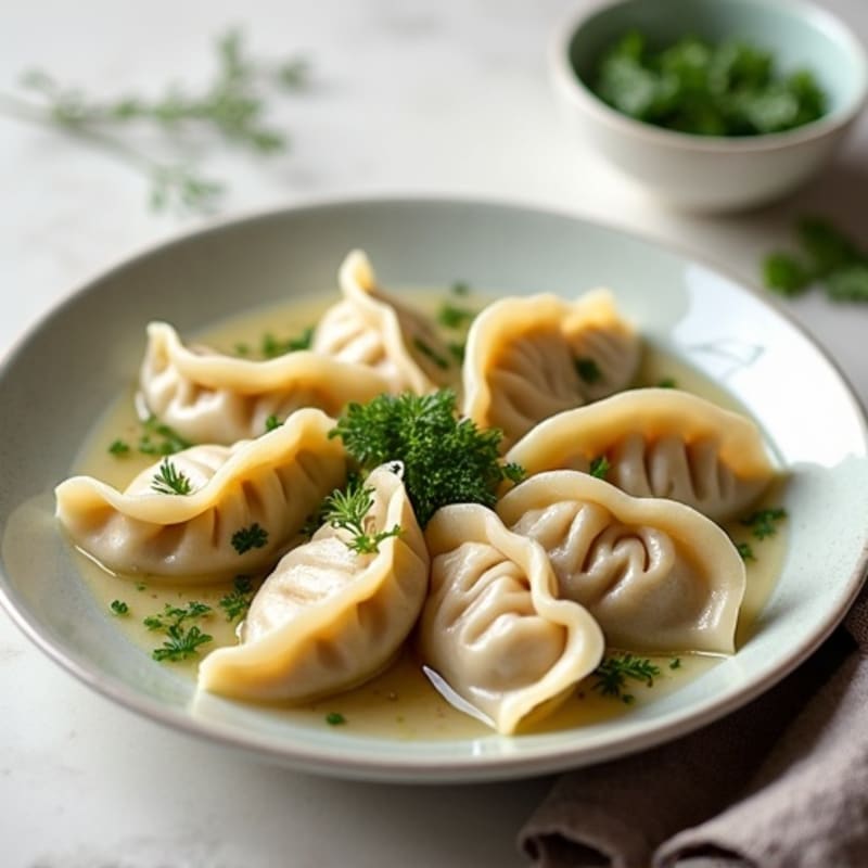 Lightened-Up Chicken and Herb Dumplings