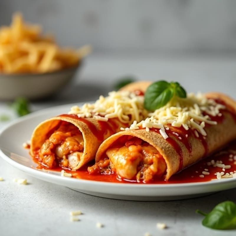 Chili-Spiced Baked Chicken Enchiladas