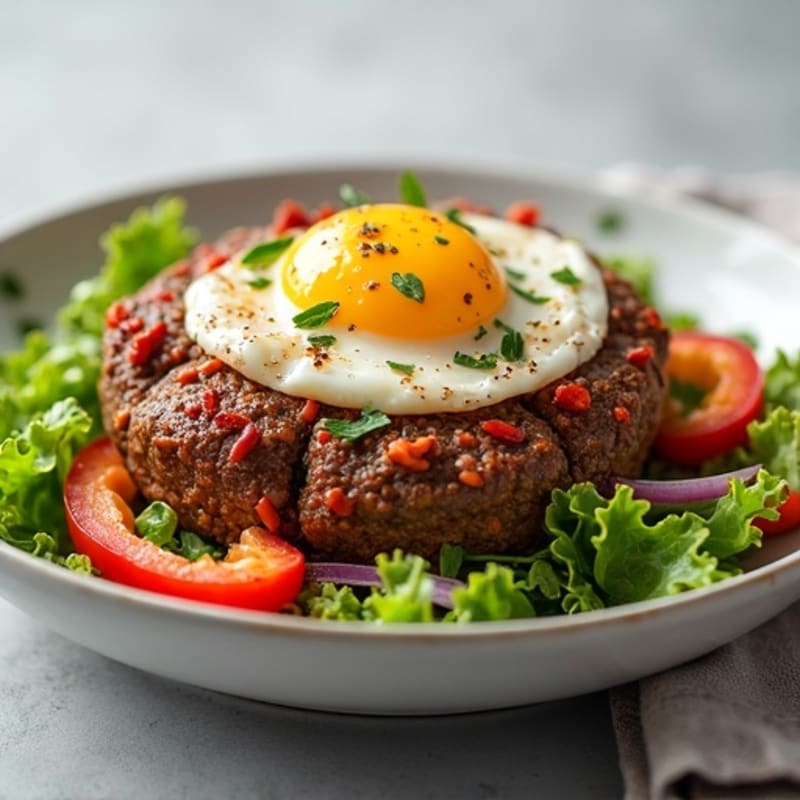Lean Beef Mince and Roasted Pepper Salad