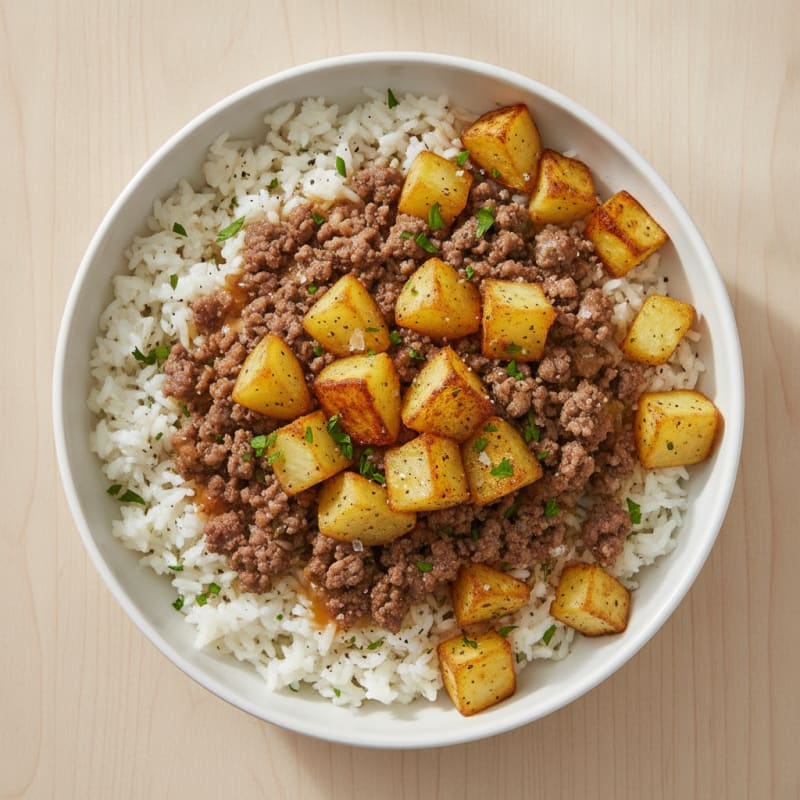 Savory Beef and Potato Power Bowl