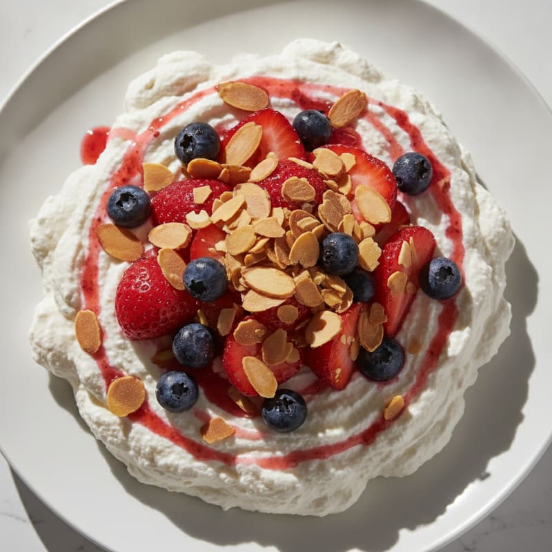 Silky Greek Yogurt Protein Mousse with Berries