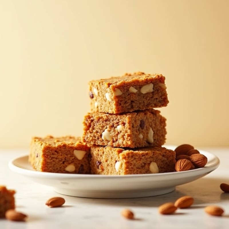 Honey Almond Date Squares