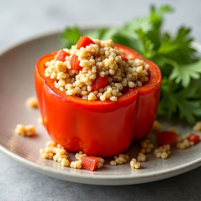 Lean Ground Turkey Stuffed Bell Peppers