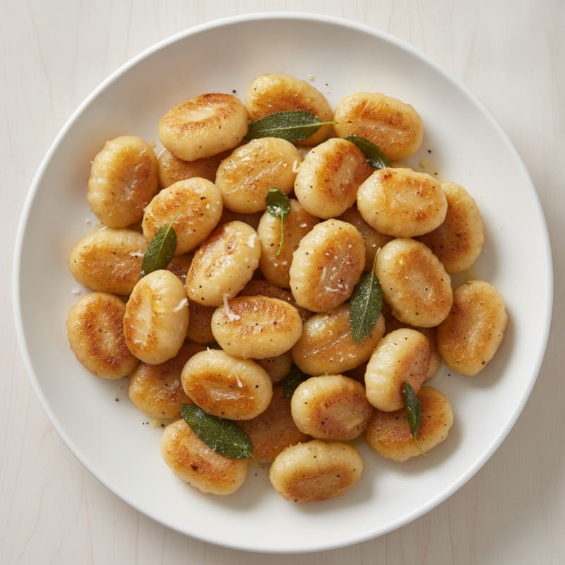 Ricotta Gnocchi with Sage Butter Sauce