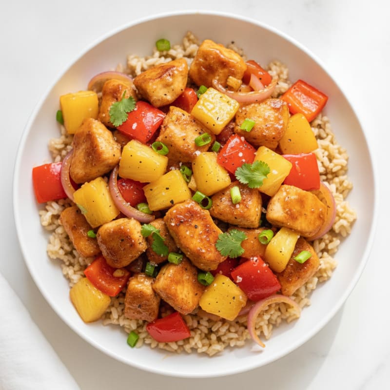 Sweet and Sour Chicken Stir-Fry