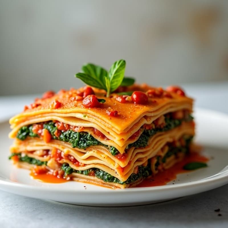 Hearty Layered Vegetable Lasagna