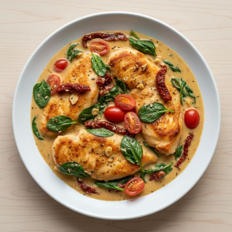 Creamy Tuscan Chicken Skillet