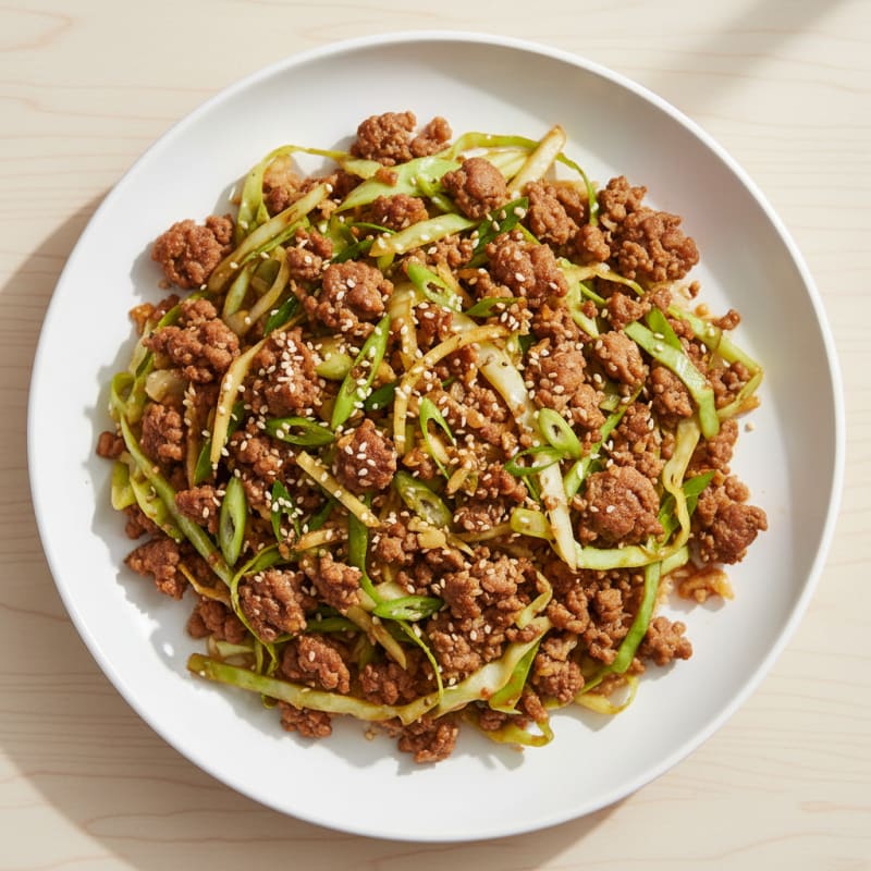 Savory Pork and Cabbage Stir-Fry