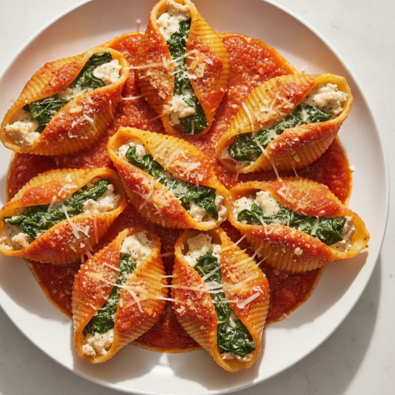 Spinach & Ricotta Stuffed Shells