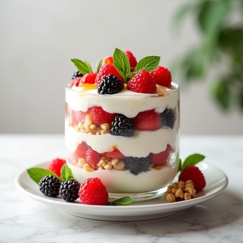 Cottage Cheese and Berry Protein Parfait