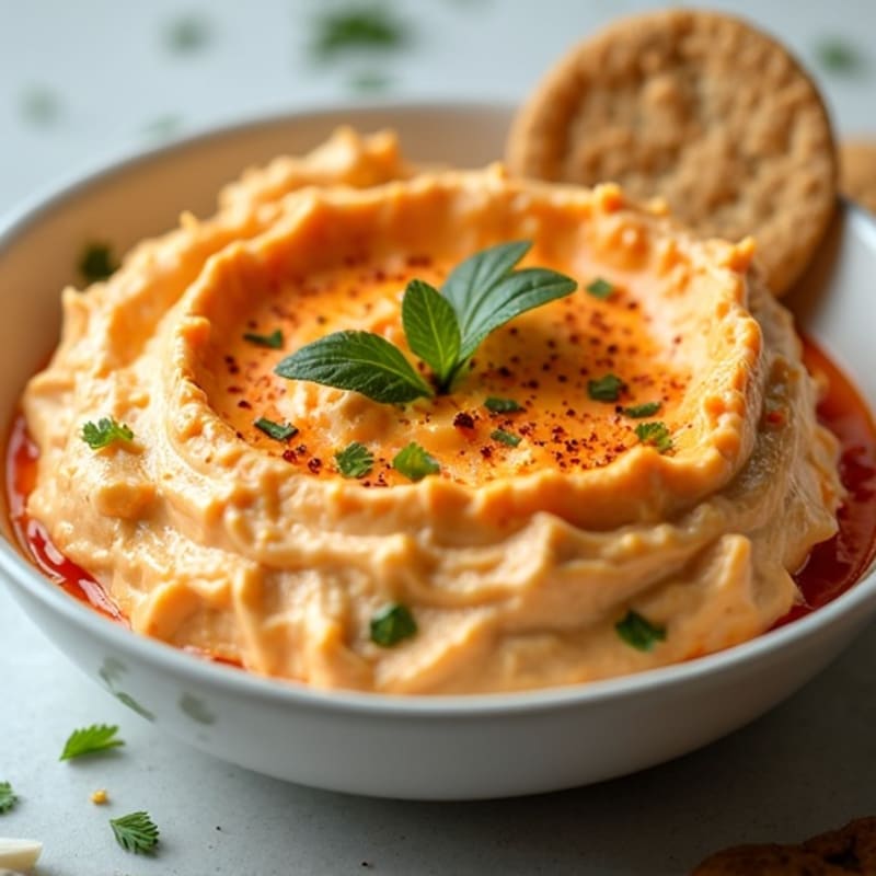 Creamy Greek Yogurt Buffalo Chicken Dip